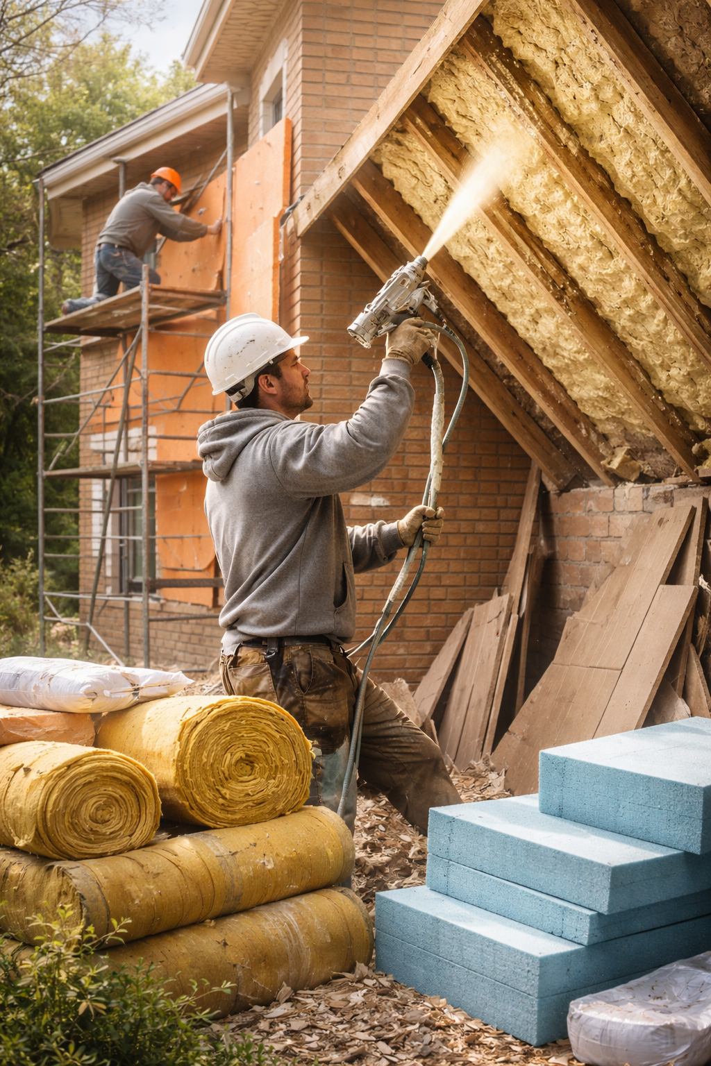 Утепление домов в Новочеркасске под ключ от 4298 руб/м2 | Профессионально — ТепломастерНвч