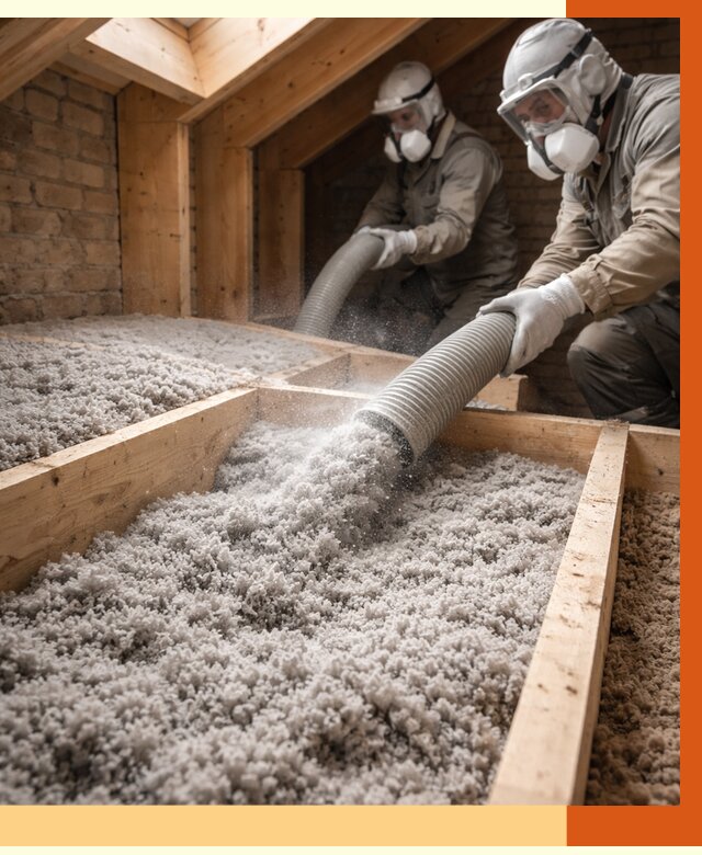 Утепление коттеджа эковатой в Новочеркасске от 2559 руб./м² — комплексная задувка и монтаж | ТепломастерНвч