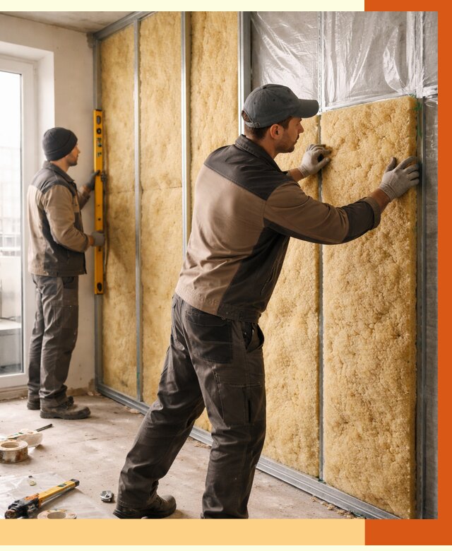 Утепление квартиры изнутри в Новочеркасске от 4452 руб. за м2 | Проф. работы ТепломастерНвч