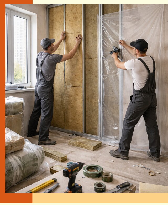 Утепление квартиры изнутри профессионально в Новочеркасске