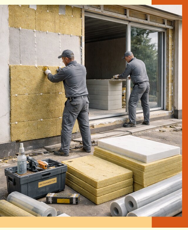 Утепление торгового павильона в Новочеркасске от 14839 руб./м² под ключ | ТепломастерНвч