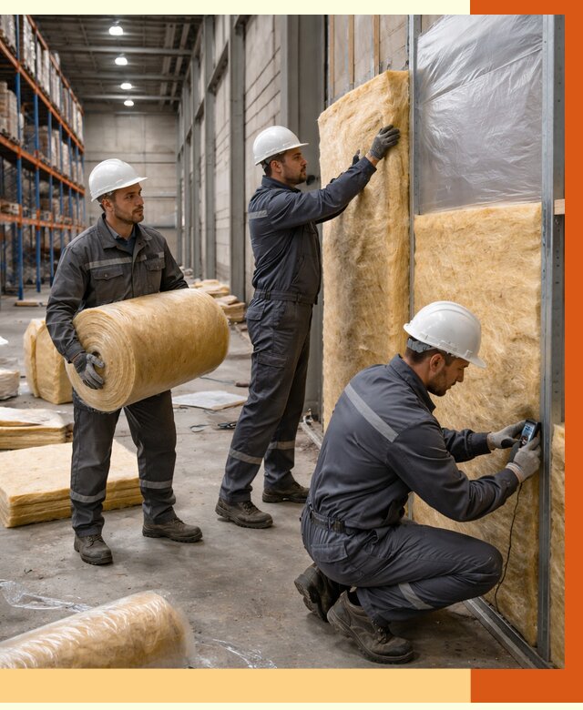 Утепление логистического центра в Новочеркасске от 4605 руб/м² под ключ | ТепломастерНвч