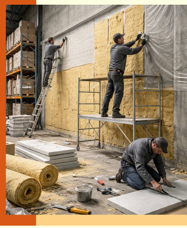 Утепление холодного склада под ключ в Новочеркасске