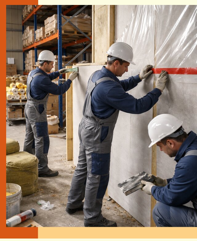 Утепление теплого склада под ключ в Новочеркасске