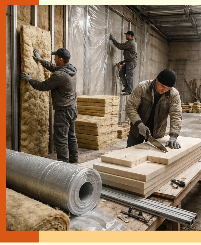 Утепление торгового склада в Новочеркасске с энергоэффективными решениями