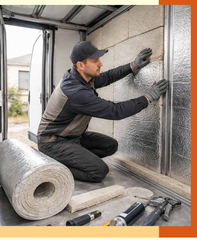 Утепление фургона рефрижератора в Новочеркасске от 12793 руб./м² под ключ | ТепломастерНвч