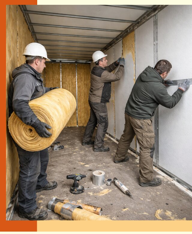 Утепление рефрижераторного контейнера в Новочеркасске профессионально и надежно