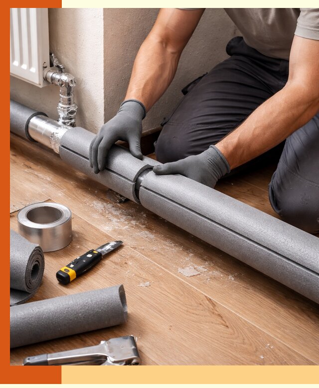 Утепление труб отопления в Новочеркасске: теплоизоляция и защита сети