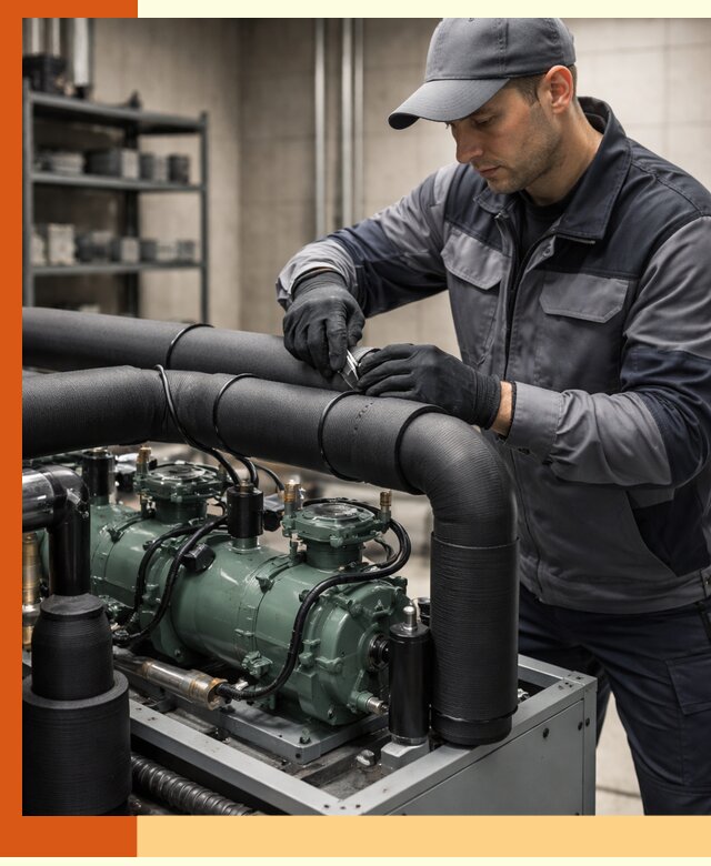 Утепление холодильного агрегата и теплоизоляция в Новочеркасске