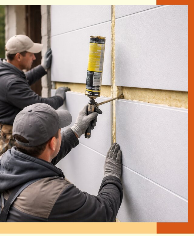 Утепление сэндвич панелей ППУ в Новочеркасске от 4298 руб. за м2 | ТепломастерНвч