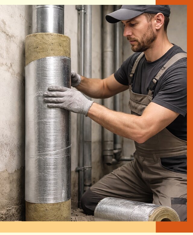 Шумоизоляция труб в Новочеркасске от 1228 руб. — шумоподавление и звукоизоляция труб | ТепломастерНвч