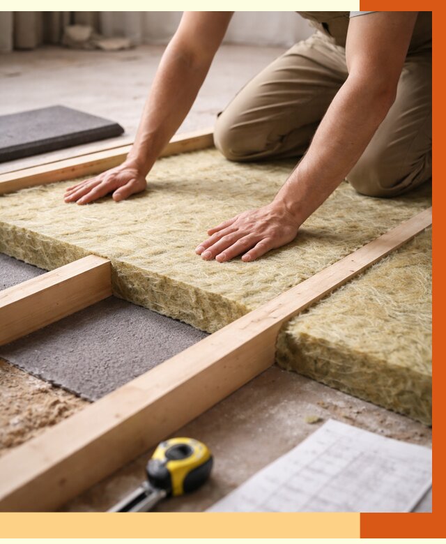 Шумоизоляция пола в Новочеркасске от 1279 руб./м² — профессиональная звукоизоляция | ТепломастерНвч