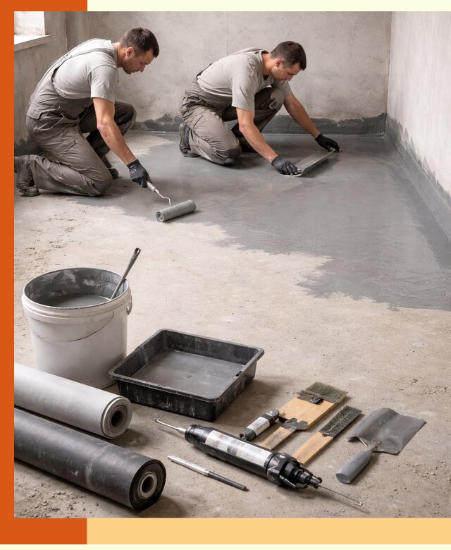 Гидроизоляция пола в Новочеркасске — надежная защита от влаги и протечек