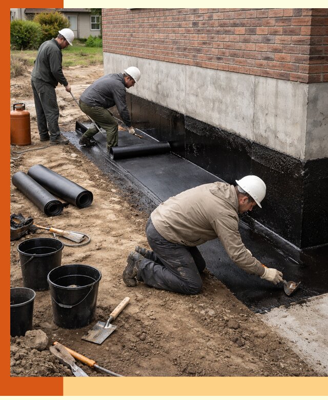 Гидроизоляция фундамента в Новочеркасске: надежная защита строений