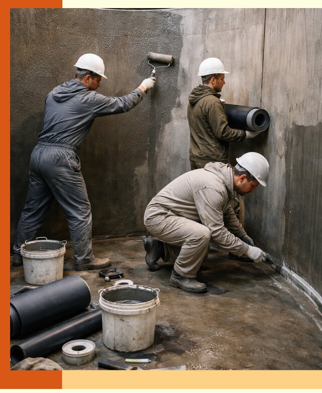 Гидроизоляция резервуара профессионально в Новочеркасске